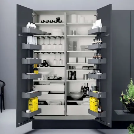 Kit Colonne Garde-Manger Fixe Single Lamina | Vibo EDCI456M2LGMEX