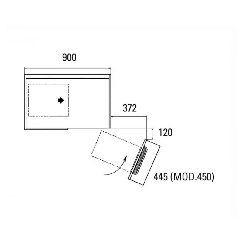 Cadre Extractible d'Angle Galaxy pour Cuisine | Vibo