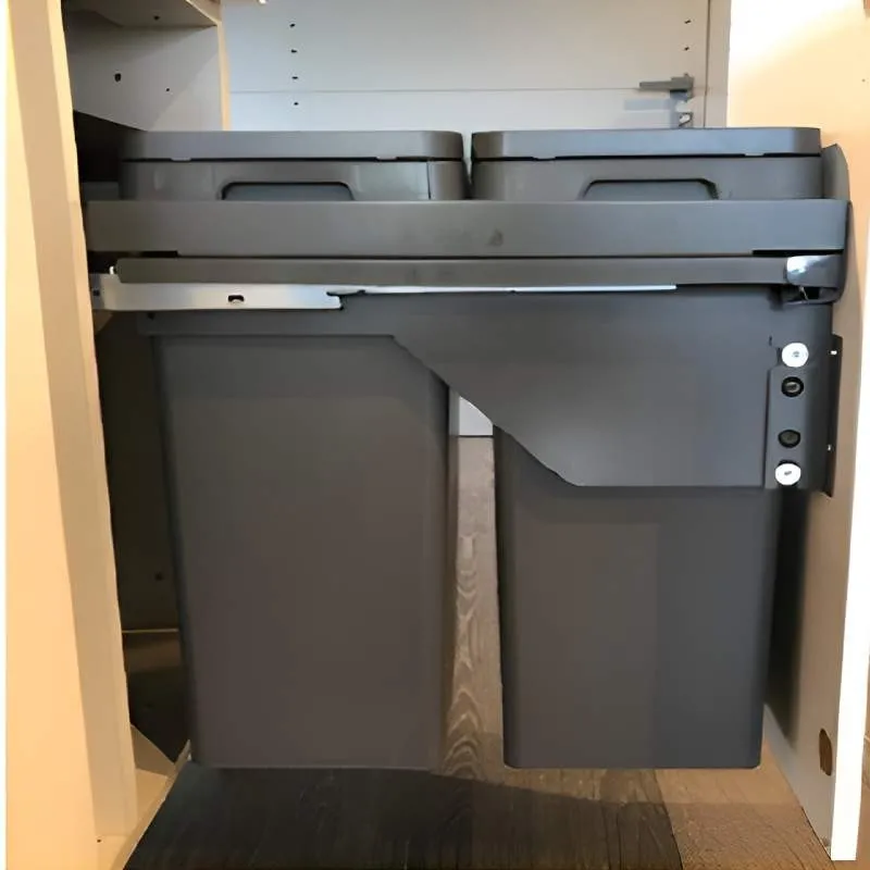Seau de Recyclage Déchets Globe Anthracite | Vibo PGTM301RFGVGF