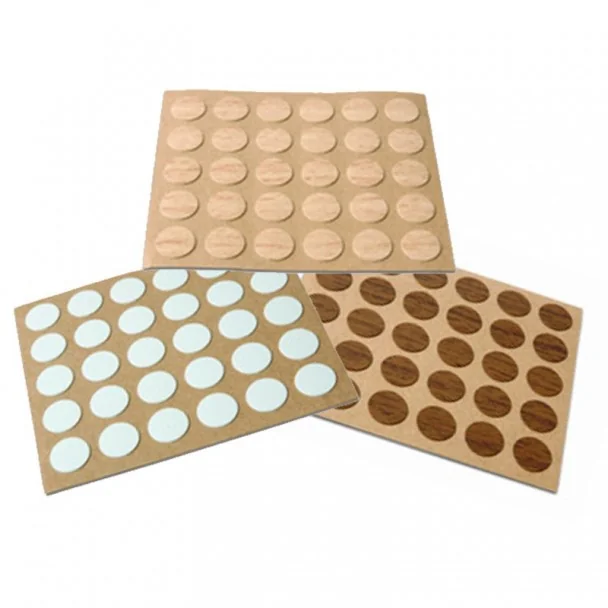 Plug Adhésif pour Masquer les Vis dans les Meubles de Cuisine (100 pcs)