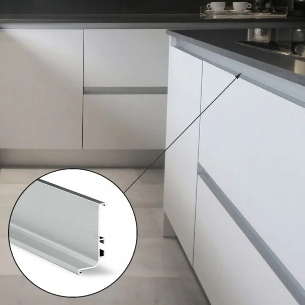 Système De Profil Gola Horizontale Supérieure En Aluminium 8006