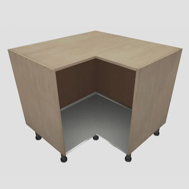 De Protection En Aluminium Bas Meuble Sous-Évier D'Angle De Cuisine