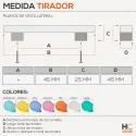 Bouton de 3520 Chrome Mat avec de la Résine de Couleurs