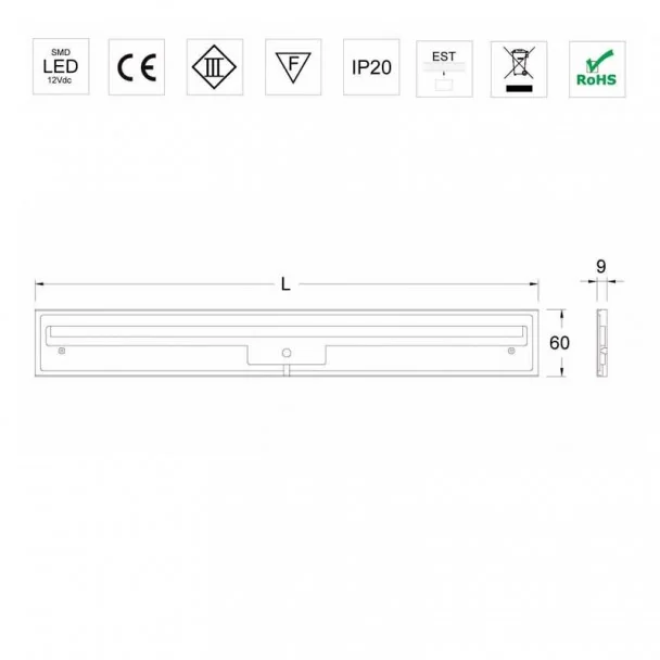 Bande de Led 12V 5500K Emiled