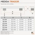 Jeu De Tir 2450 Aluminium Chrome Mat Cuisine