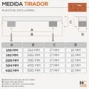 Jeu De Tir 2456 Aluminium Chrome Mat Cuisine