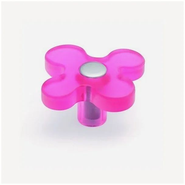 Bouton de 3518 Chrome Mat avec de la Résine de Couleurs