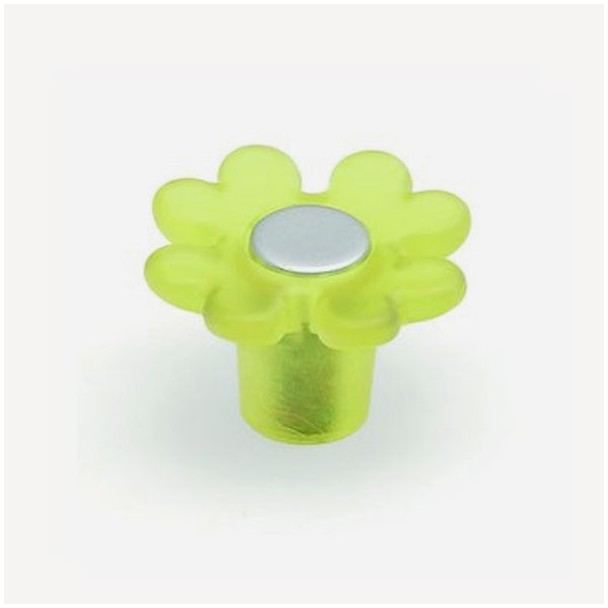 Bouton de 3524 Chrome Mat avec de la Résine de Couleurs