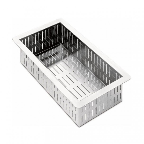 Panier en acier Inoxydable 407x155 mm Lavabo Couvert