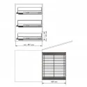 Panier Multi-Usages Amovible En Ligne De Cuisine Plus