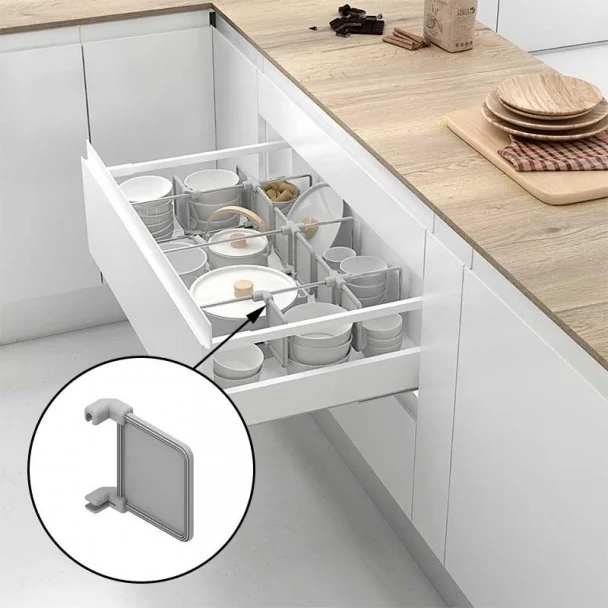 Support Séparateur Du Panier Multifonction Tiroir Cacerolero Ligne Compact