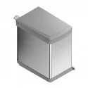 Cube Corbeille Rectangulaire En Acier Inoxydable 21 L