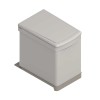 Cube Corbeille Eco-Friendly Rectangulaire 16 L