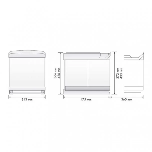 Cubes, De Déchets, De L'Éco 16 + 16 L
