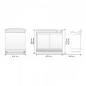 Cubes De Déchets Écologique 21 + 21 L
