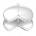 Tourne-Disque De 270 ° Type De Meuble D'Angle De Cuisine En Ligne Compact