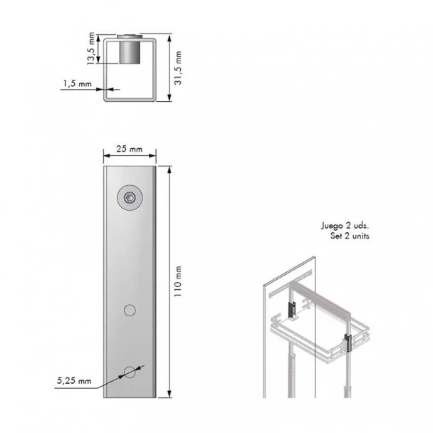 Jeu Panier Rack Colonne Amovible