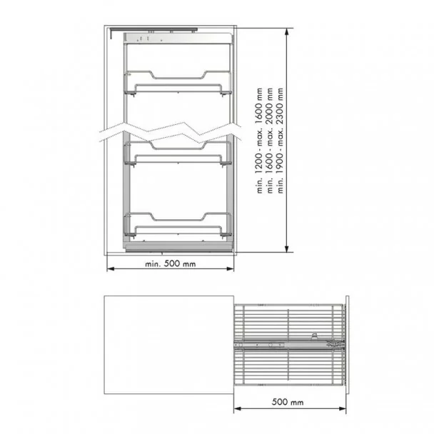 Kit De Rack Colonne Amovible Classique Ligne