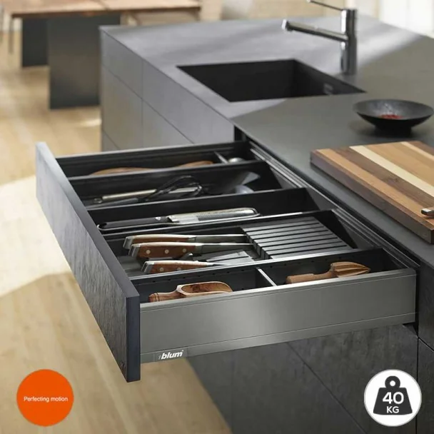 Tiroir Gris 40 kg Legrabox Pure M