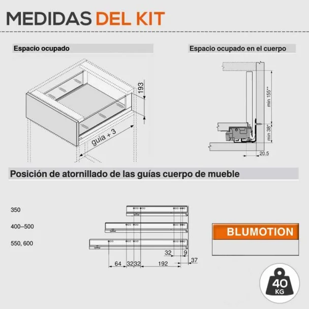 Cacerolero Gris 40 kg Legrabox Libre C