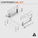 Cacerolero Gris 70 kg Legrabox Libre C