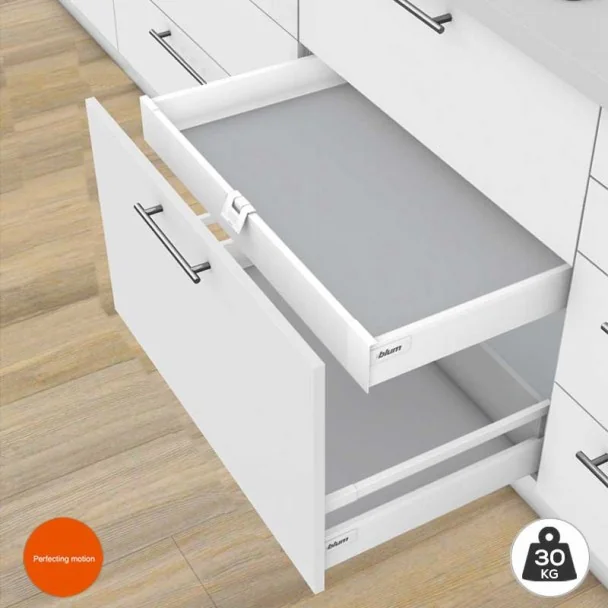 Tiroir Blanc 30 kg Tandembox Antaro M pour la cuisine