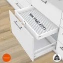 Tiroir Blanc 30 kg Tandembox Antaro M pour la cuisine