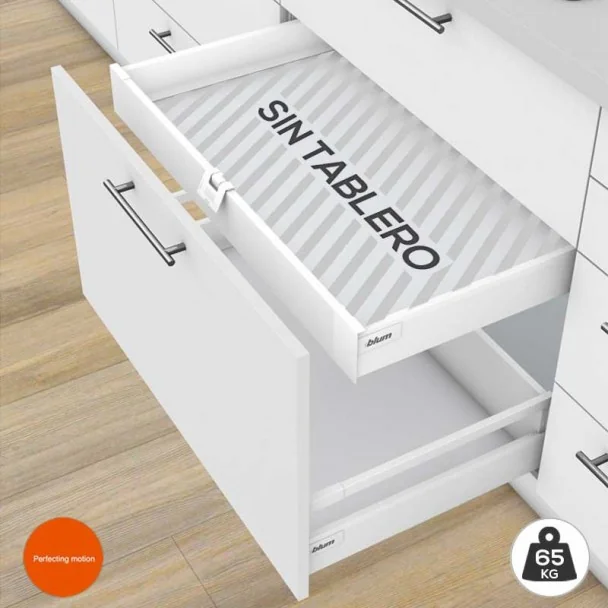 Tiroir Blanc 65 kg Tandembox Antaro M pour la cuisine