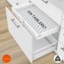 Tiroir Blanc 65 kg Tandembox Antaro M pour la cuisine