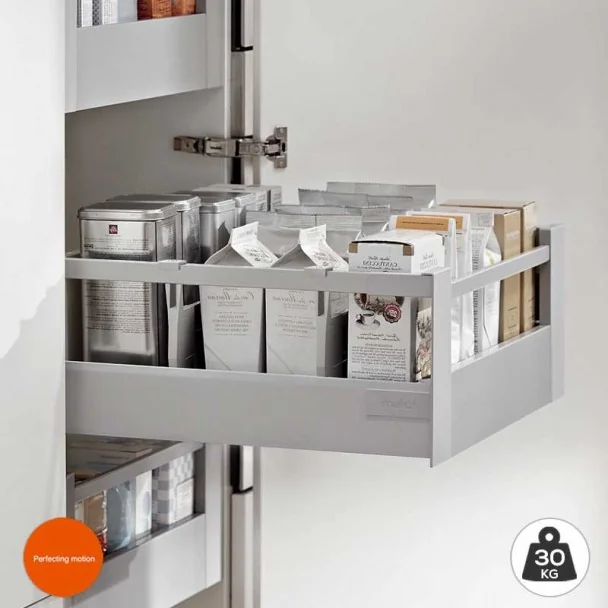 Bloc-Tiroir Intérieur Gris 30 kg Tandembox Antaro D pour Cuisine