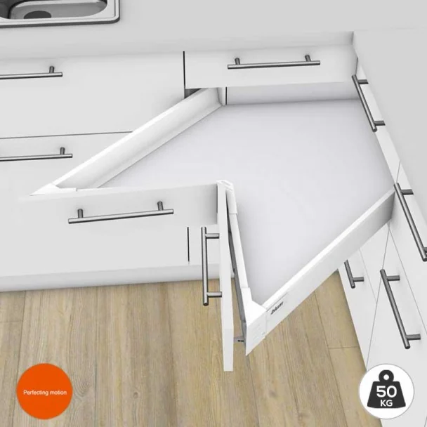 Tiroir SPACE-CORNER 65 kg Tandembox Antaro M pour Meuble de Coin Cuisine