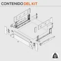 Cacerolero Gris Intérieur de 40 kg Legrabox Libre C