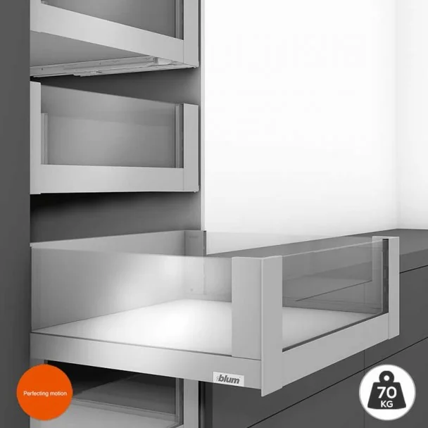 Cacerolero Gris Intérieur de 70 kg de Verre Avant Legrabox Libre C