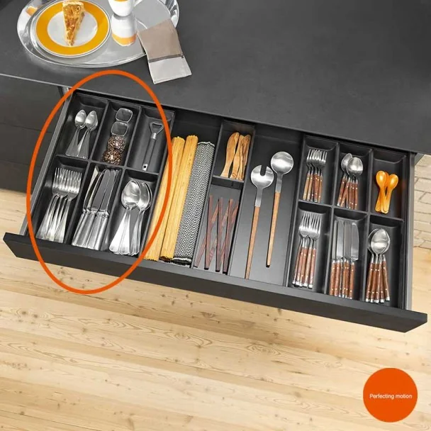 Cubertero AMBIA-LINE en acier de Tiroir de Cuisine LEGRABOX