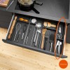 Cadre Cubertero Étroit AMBIA-LINE en acier de Tiroir de Cuisine LEGRABOX