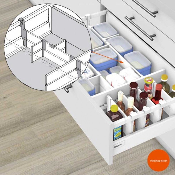 Séparateur transversal + Menant Guardacuerpos-Partition ORGA-LINE