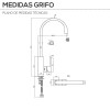 Poignée simple robinet de Lavabo Verticale GF104
