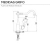Poignée simple robinet de Lavabo Verticale Classique GF204