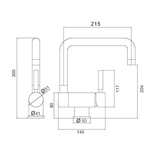 Robinet de Pliage Iris pour la Cuisine