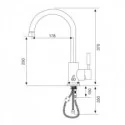 Robinet Amovible Iris Courbe De Cuisine
