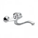 Robinet Mural Standard Bec Bas pour la Cuisine