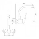 Robinet Mural Standard, la Largeur est de 15 pour la Cuisine