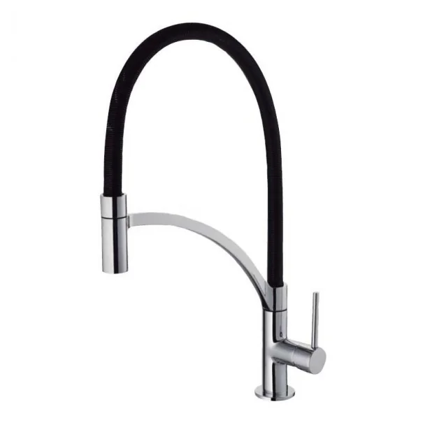 Robinet Flexible Alcor Noir pour la Cuisine