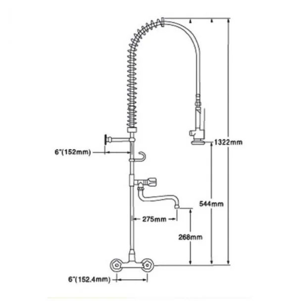 Robinet Industriel Bimando pour la Cuisine