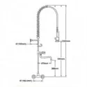 Robinet Industriel Bimando pour la Cuisine