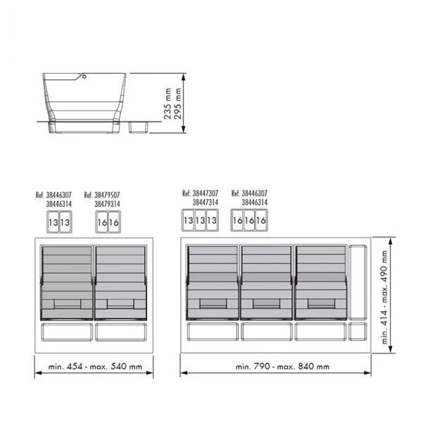 Cubes De Déchets Écologique Modulaire