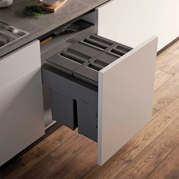 Poubelles Extraction Frontale pour Cuisine | Menage Confort