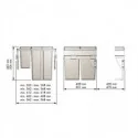 Poubelles Extraction Frontale pour Cuisine | Menage Confort