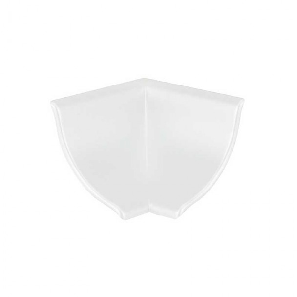 Coin Intérieur pour Plinthe Isolant de Comptoir Blanc