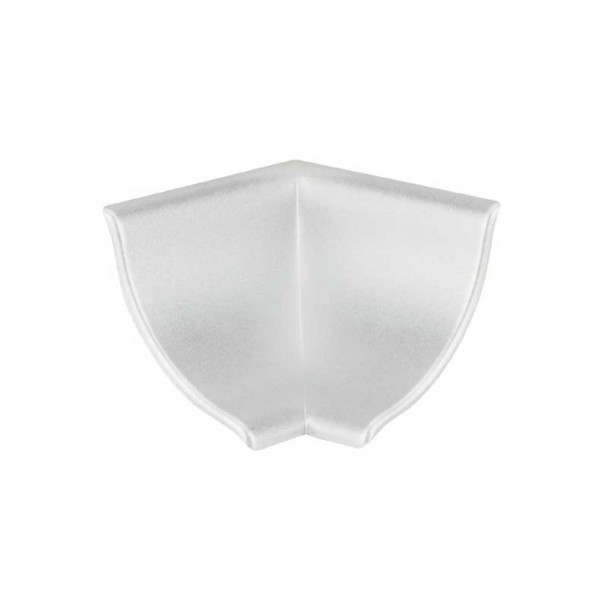 Coin Intérieur pour Plinthe Isolant de Comptoir Matt Silver